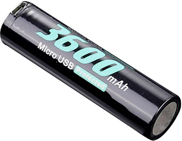 Аккумулятор Li-Ion Soshine 18650USB-3.7-3600 (Brand Cell, 3,7/4,2 В, 3360 мАч, 51 мОм, ЗУ micro USB)
