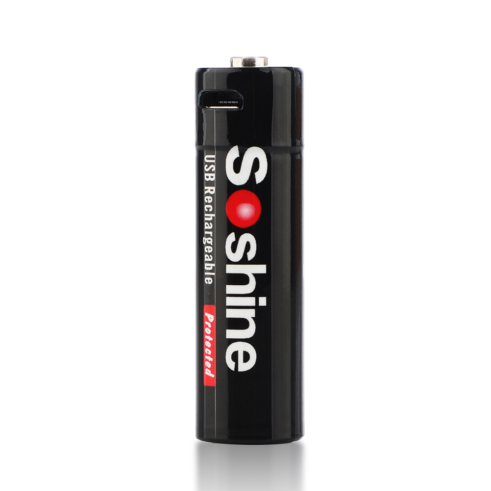 Soshine AA/14500 Li-ion 1,5V (ЗУ microUSB)