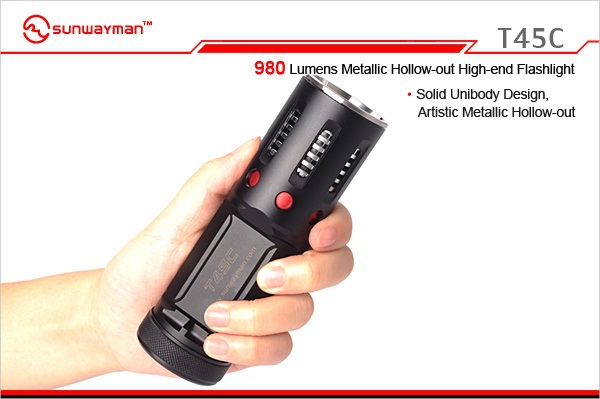 Sunwayman T45C (2x 18650, XM-L2, 980lm, 278m)