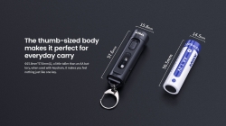 Брелок-светильник Xtar T1 (CREE XP-G3, 500лм, 5 цветов света, 6 режимов, USB Type-C) Гарантия 3 месяца