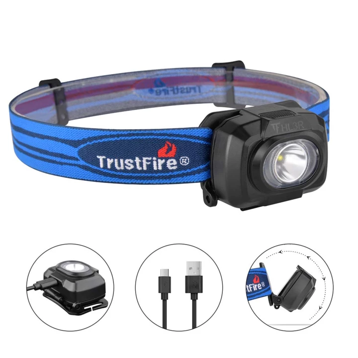 TrustFire HL3R Налобный фонарь (3xAAA, 200lm/3 реж., 50m)