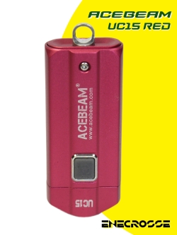 Фонарь-брелок Acebeam UC15 red (2хААА/10400, CREE XPL-HD/Red/UV, 1000 лм, 107 м)