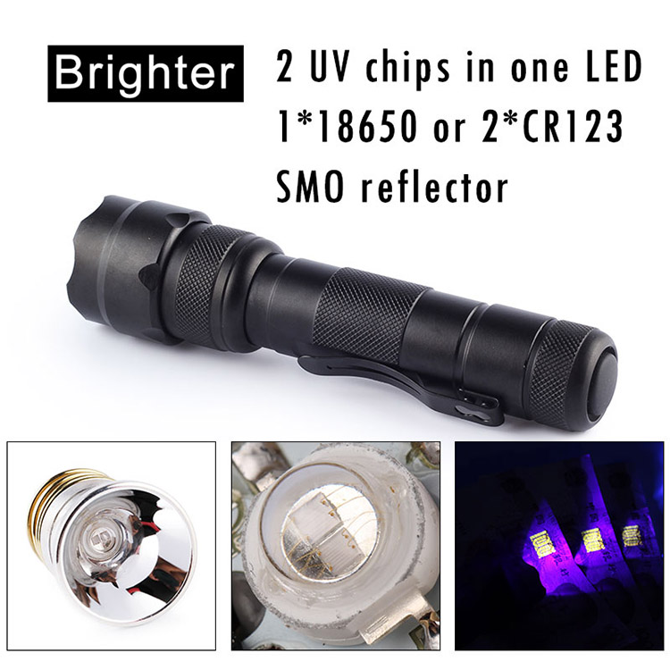 Ultrafire WF-502B UV 395-405nm (AX2002 SMO)