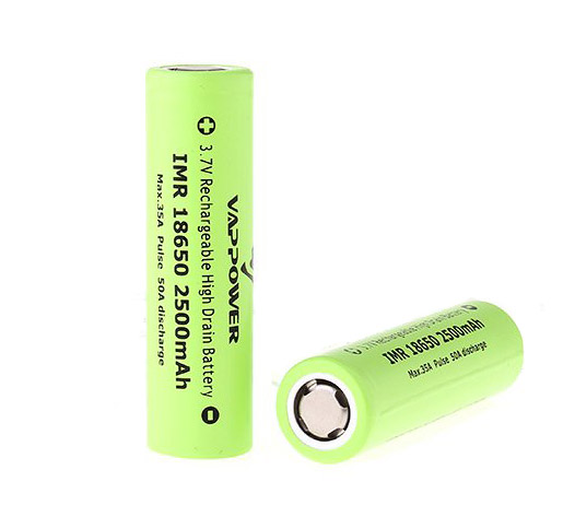 Vappower IMR18650  35/50A 2500mAh 3,7V