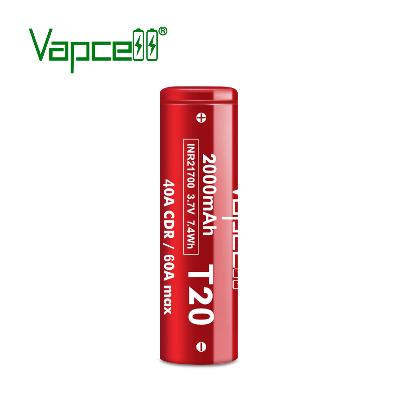 Vapcell INR21700 T20 40/60A 2000mAh 3,6/4,2V