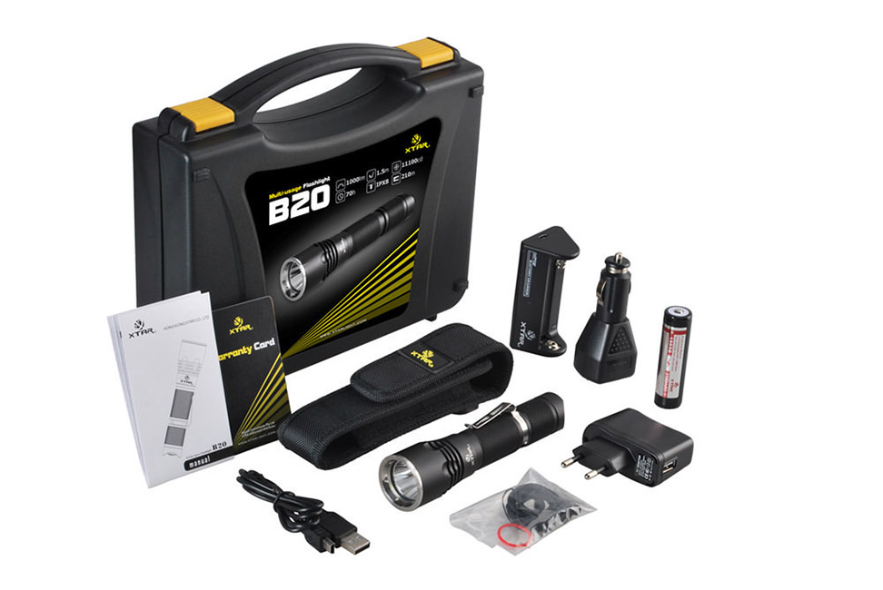 Xtar B20 Pilot II XM-L2 U3 1100 lm SET