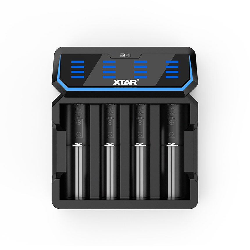 XTAR D4 (только Li-Ion) БЕЗ УПАКОВКИ!
