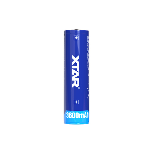 Аккумулятор Li-Ion XTAR 18650 (длина 69,3 мм, 3,6/4,2 В, 3600 мАч, 10 A)