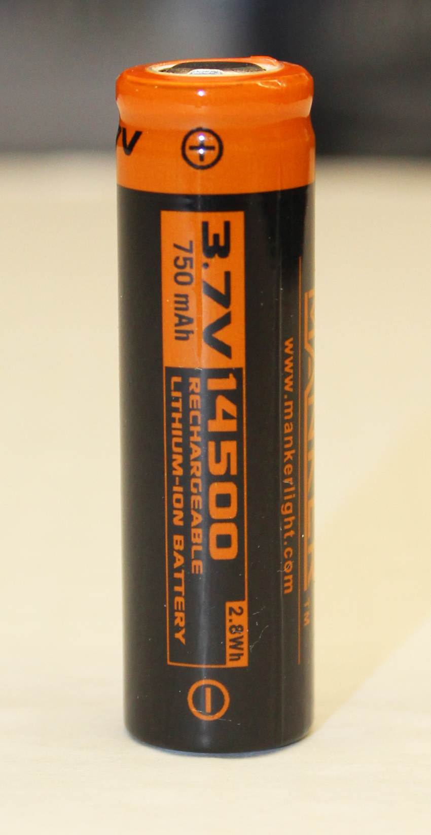 Manker 14500 750mAh 3.7V незащищенный