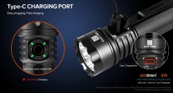 Acebeam E75 5000K Green (4хNichia 519A-V1 High CRI90, 1x21700, 3000lm, 210m)