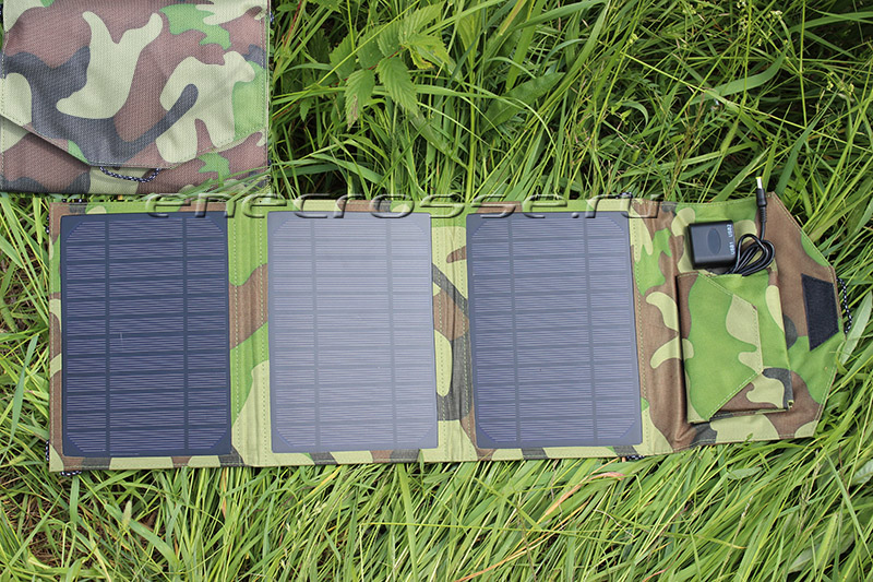 Солнечная батарея 15W 12V (army camo)