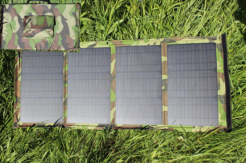 Солнечная батарея 80W 18V (army camo)