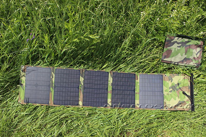 Солнечная батарея 50W 18V (army camo)