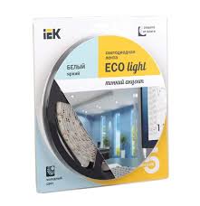 Светодиодная лента IEK LSR-3528W120-9.6-IP20-12V 5м лента светод