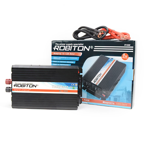 ROBITON R1000 1000W две евро розетки Инвертор  12V-220V