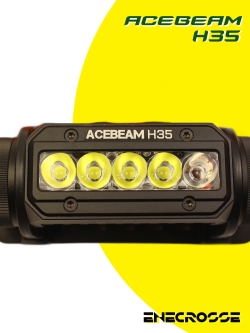 Фонарь Acebeam H35 6500K (4xLUXEON HL4X+RED, 1x18650, 2600 лм, 170 м)