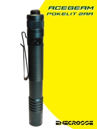 Фонарь Acebeam Pokelit 2AA Forest Green (1xNichia 519A 5000K CRI>90, 1x14100/2xAA, 600 лм, 101 м)