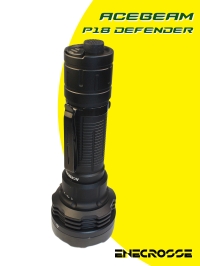 Фонарь Acebeam P18 Defender (4 x Luminus SFT-40 CW 6500K, 1x21700, 5000 лм, 629 м)