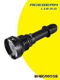 Фонарь Acebeam L19 2.0 White LED (1xLuminus SFT-40 HI, 1x21700, 2200 лм, 1083 м)