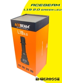 Фонарь Acebeam L19 2.0 Green LED (1x Osram KP CSLPM1.F1, 2200 лм, 1520 м)