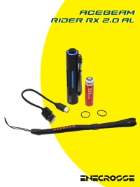Фонарь Acebeam Rider RX 2.0 AL (1х Cree XP-L2 6500K, 1x AA/14500, 1000 лм, 105 м)