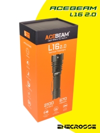 Фонарь Acebeam L16 2.0 (1x Luminus SFT-40 HI 5000K, 1х21700, 2100 лм, 670 м)