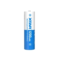 Аккумулятор Li-Ion XTAR 14500 (длина 50,2 мм, 3,6/4,2 В, 1200 мАч, 2,5 A)