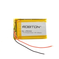 1200mAh Robiton LP803048 3.7V с защитной платой