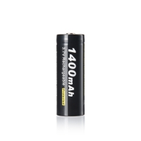 Аккумулятор Li-Ion Soshine 18500P-3.7-1400 (длина 51,7 мм, 3,7/4,2 В, 4 А, 1300 мАч, 60 мОм)