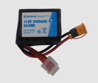 Аккумулятор для FPV 21,6 В 3 Ач KeepPower 6S1P-1830Q (INR18650-30Q, XT60H-F, XH-7P)