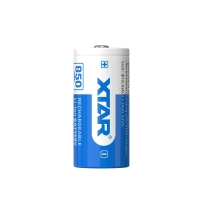 Аккумулятор Li-Ion XTAR 16340 (длина 34,1 мм, 3,6/4,2 В, 850 мАч, 2,5 A)