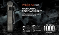 ACEBEAM Pokelit AA Gray (6500K, 1xAA/14500, 1000lm, 105m)
