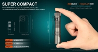 ACEBEAM Pokelit AA Gray (6500K, 1xAA/14500, 1000lm, 105m)