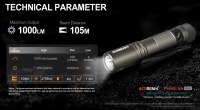 ACEBEAM Pokelit AA Gray (6500K, 1xAA/14500, 1000lm, 105m)