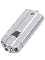 Фонарь-брелок Acebeam UC15 silver (2хААА/10400, XPL-HD/Red/UV, 1000 лм, 107 м)