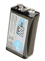 Ansmann maxE 9V "Крона" 300 mAh (реально 260-280 mAh)