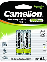 AA 600 mAhCamelion NC-AA600BP2 (цена за 1 шт)