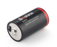 Аккумулятор Li-Ion Soshine DUSB-1.5-6000 (длина 61,3 мм, 1,5 В, 1,8 А, 4720 мАч, встроенное ЗУ)