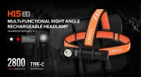 Acebeam H15 2.0 (1x18650, 2800lm, 220m)