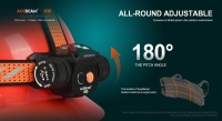 Acebeam H30 Red+UV 5000K (ЗУ, 3x LED, 1x21700, 4000lm, 171m)