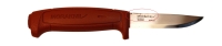 Нож Morakniv Basic 511 (углерод.сталь, пласт. ручка-красная, 12147)