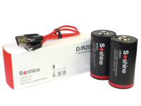 Аккумулятор Li-Ion Soshine DUSB-1.5-6000 (длина 61,3 мм, 1,5 В, 1,8 А, 4720 мАч, встроенное ЗУ)