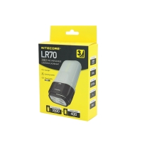 Nitecore LR70 HIGH black (бел.свет, 2x21700, 3000lm, 300m, USB-C)