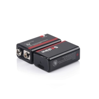 Аккумулятор Li-Ion Soshine LiUSB-9V-1000 (9 В, 0,4 А, 411 мАч, ЗУ USB-C)