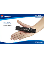 Lumintop ED20 хол.свет 750lm, 230m (мятая коробка)