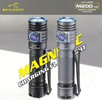 Skilhunt M200 V3 Metal grey (1x18650, NiCHIA 519A, 1400lm, 188m)