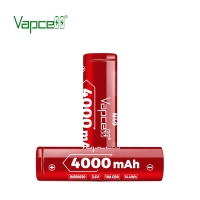 Аккумулятор Li-Ion высокотоковый Vapcell INR18650 N40 (длина 65 мм, 3,6/4,2 В, 10 A, 3839 мАч, 15 мОм)