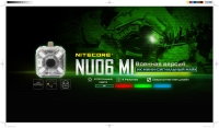 Nitecore NU06 MI SAND Налобный (инфракрасный маяк)
