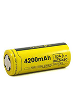 Nitecore IMR NI26650A 21/40A 4200mAh FLAT TOP