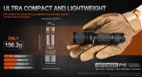 Acebeam DEFENDER P16 Black (1xLuminus SFT40 HI, 1x18650, 1800lm, 484m)